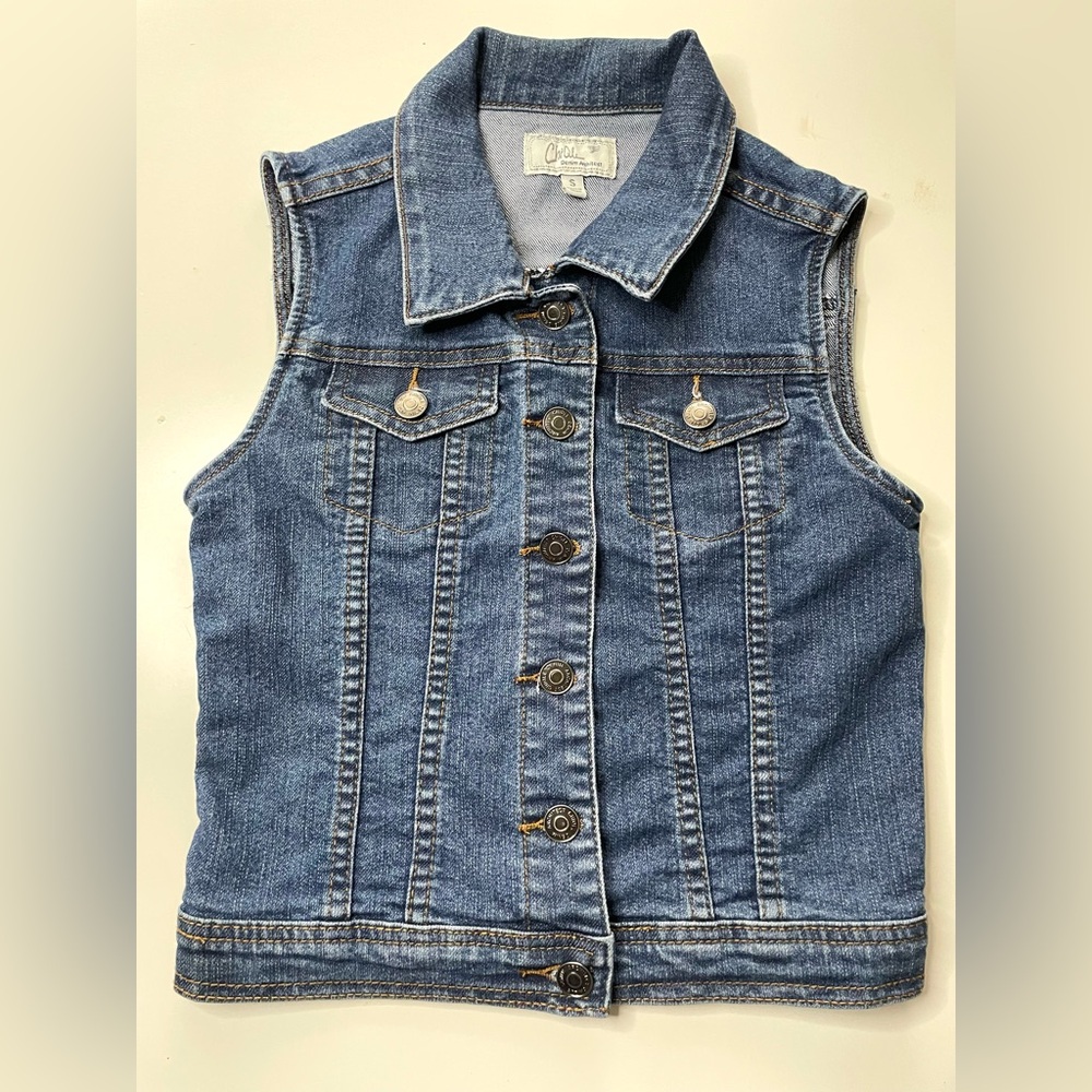 Girls Denim Vest